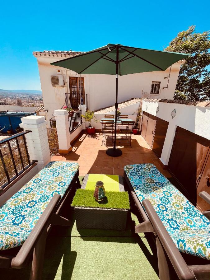 Casa Lucia Albaicin Con Terraza Leilighet Granada Eksteriør bilde